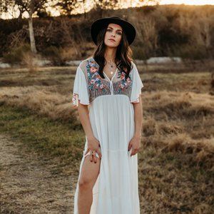 NWT Bohemian Butterfly Sleeve Dress